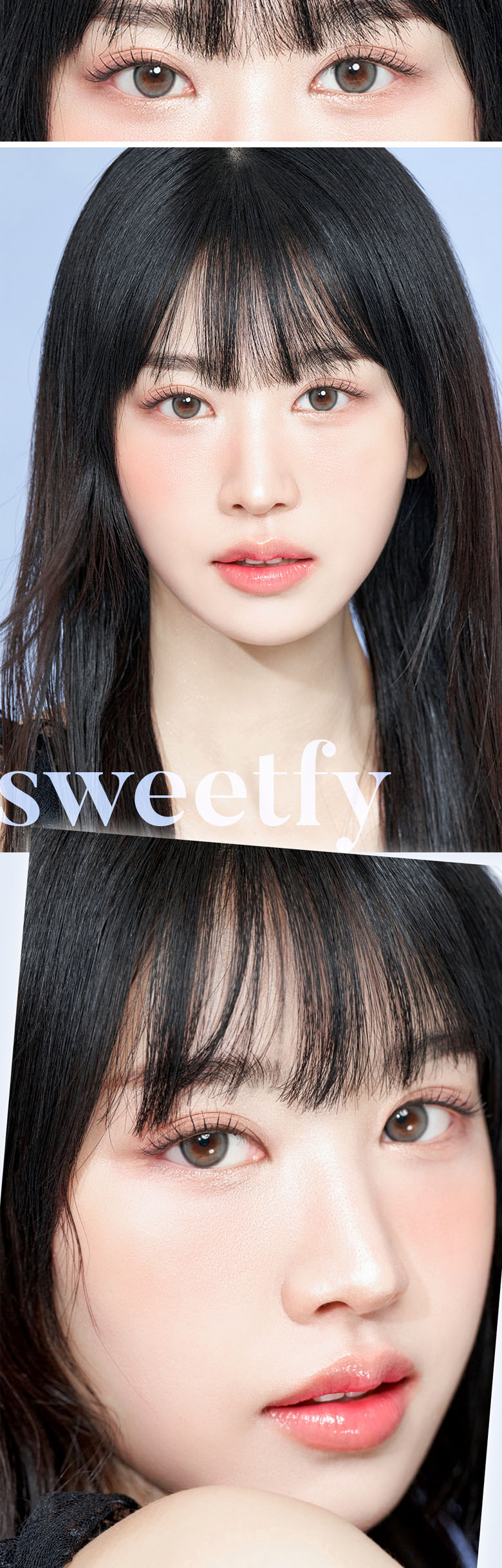 [1 Month/グレー/GRAY] スウィートフィー - 1ヶ月 - Sweetfy - 1 Month (2pcs) [14.2mm]